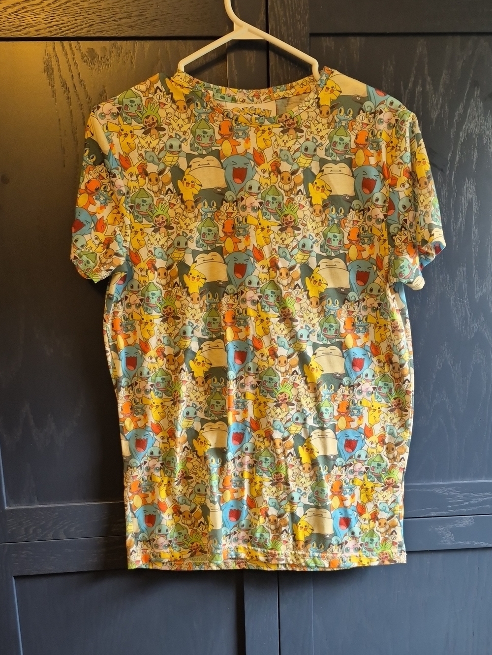 Pokemon All-Over Print Men’s T-Shirt - Yellow Multi